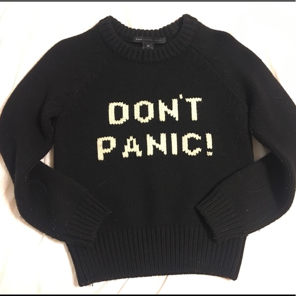 Marc Jacobs Dont Panic Wool Sweater 